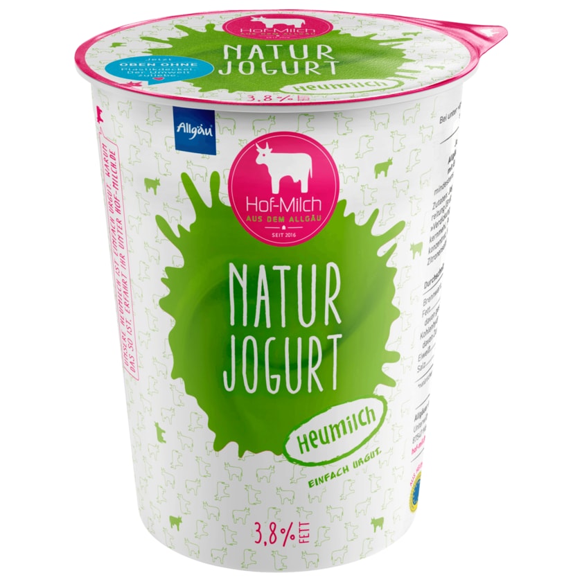 Allgäuer Hof-Milch Jogurt 3,8% 400g